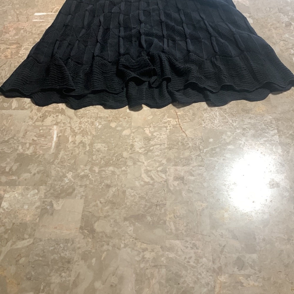 Missoni Women's Black Knit Skirt Scalloped Bottom Size 46/Large R113 - Picture 4 of 14